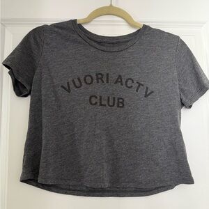 Vuori Women's Charcoal Tee